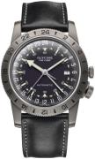 Glycine Airman Herrklocka GL0246 Svart/Läder Ø40 mm