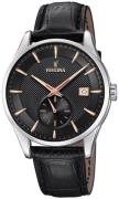 Festina Retro Herrklocka F20277-4 Svart/Läder Ø41 mm