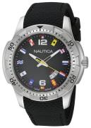 Nautica Analog Herrklocka NAI13517G Svart/Gummi Ø43 mm