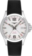 Longines Conquest V.H.P. Herrklocka L3.728.4.76.9 Silverfärgad/Gummi