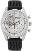 Zenith El Primero Herrklocka 03.2040.4061-01.R576 Silverfärgad/Gummi