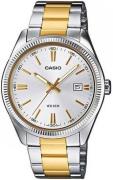 Casio 99999 Damklocka LTP-1302PSG-7AVE Silverfärgad/Gulguldtonat