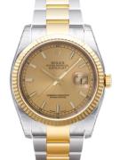 Rolex Datejust 36 Herrklocka 116233-0172 Champagnefärgad/Stål Ø36