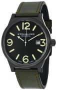 Stührling Original Herrklocka 454.3355D1 Svart/Läder Ø42 mm