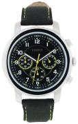 Timex Premium Collction Herrklocka T2N163 Svart/Textil Ø44 mm