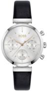 Hugo Boss 99999 Damklocka 1502528 Silverfärgad/Läder Ø36 mm