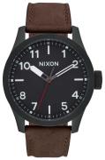 Nixon 99999 Herrklocka A9751032-00 Svart/Läder Ø43 mm