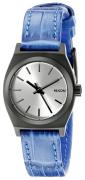 Nixon The Time Teller Damklocka A5092131-00 Silverfärgad/Läder