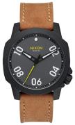 Nixon 99999 Herrklocka A4712093-00 Grå/Läder Ø40 mm