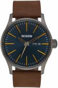 Nixon 99999 Herrklocka A105-2984-00 Blå/Läder Ø42 mm