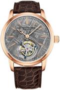 Stührling Original Tourbillon Herrklocka 973.02 Grå/Läder Ø40 mm