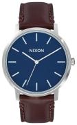 Nixon 99999 Herrklocka A1058879-00 Blå/Läder Ø40 mm