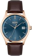 Hugo Boss Commissioner Herrklocka 1513832 Blå/Läder Ø42 mm