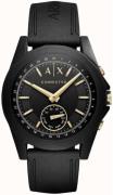 Armani Exchange Connected Herrklocka AXT1004 Svart/Gummi Ø44 mm