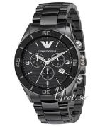 Emporio Armani Franco Herrklocka AR1421 Svart/Keramik Ø42 mm