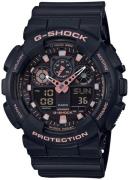 Casio G-Shock Herrklocka GA-100GBX-1A4ER LCD/Resinplast Ø51.2 mm