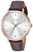 Nixon 99999 Damklocka A10912369-00 Vit/Läder Ø38 mm