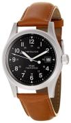 Hamilton Herrklocka H69419533 Khaki Field Svart/Läder Ø42 mm