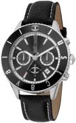 Just Cavalli Herrklocka JC1G155L0025 Modern Svart/Läder Ø44 mm