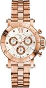 Guess Damklocka X73008M1S Sport Chic Vit/Roséguldstonat stål Ø37 mm