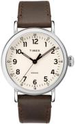 Timex Herrklocka TW2T20700 Beige/Läder Ø40 mm