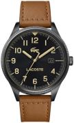 Lacoste Herrklocka 2011021 Svart/Läder Ø43 mm