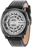 Police Herrklocka 15239JSB.01 Svart/Läder Ø49 mm