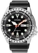 Citizen Herrklocka NH8380-15E Svart/Gummi Ø46 mm