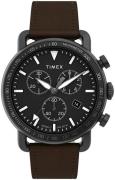 Timex Herrklocka TW2U02100 Svart/Läder Ø42 mm