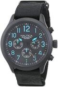 Nautica Herrklocka NAI16514G Svart/Textil Ø41 mm