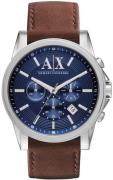 Armani Exchange Herrklocka AX2501 Smart Blå/Läder Ø44 mm