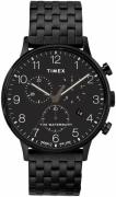 Timex Herrklocka TW2R72200 The Waterbury Svart/Stål Ø40 mm