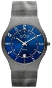 Skagen Herrklocka 233XLTTN Grenen Blå/Titan Ø37 mm