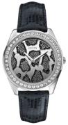 Guess Damklocka W0056L1 Silverfärgad/Läder Ø40 mm