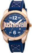 Just Cavalli Herrklocka JC1G106P0015 Blå/Textil Ø43 mm