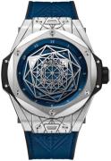 Hublot Herrklocka 415.NX.7179.VR.MXM18 Big Bang 45Mm Blå/Gummi Ø45