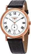 Longines Herrklocka L4.805.1.11.2 Presences Vit/Läder Ø38.5 mm