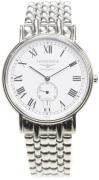 Longines Herrklocka L4.805.4.11.6 Grande Classique Vit/Stål Ø38.5 mm