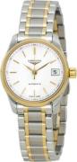 Longines Damklocka L2.128.5.12.7 Master Vit/18 karat gult guld Ø25.5