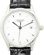 Longines Damklocka L4.259.4.12.2 Lyre Vit/Läder Ø25 mm