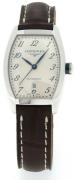 Longines Damklocka L2.142.4.73.2 Evidenza Silverfärgad/Läder