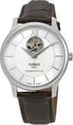 Tissot Herrklocka T063.907.16.038.00 Tradition Silverfärgad/Läder