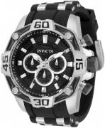 Invicta Herrklocka 33834 Svart/Stål Ø52 mm