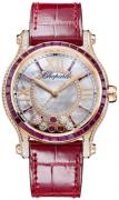 Chopard Damklocka 274891-5004 Happy Sport Läder Ø36 mm