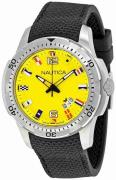 Nautica Herrklocka NAI13516G Ncs Gul/Gummi Ø44 mm