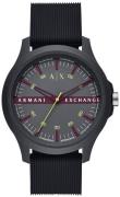 Armani Exchange Herrklocka AX2425 Hampton Grå/Gummi Ø46 mm