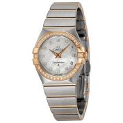 Omega Damklocka 123.25.27.60.55.001 Constellation Quartz 27mm Vit/18