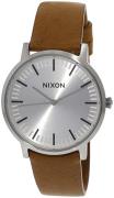 Nixon Herrklocka A10582853-00 Silverfärgad/Läder Ø40 mm