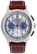 Hamilton Herrklocka H76516557 Khaki Aviation Silverfärgad/Läder