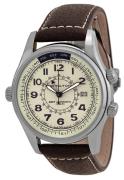 Hamilton Herrklocka H77525553 Khaki Navy UTC Beige/Läder Ø42 mm